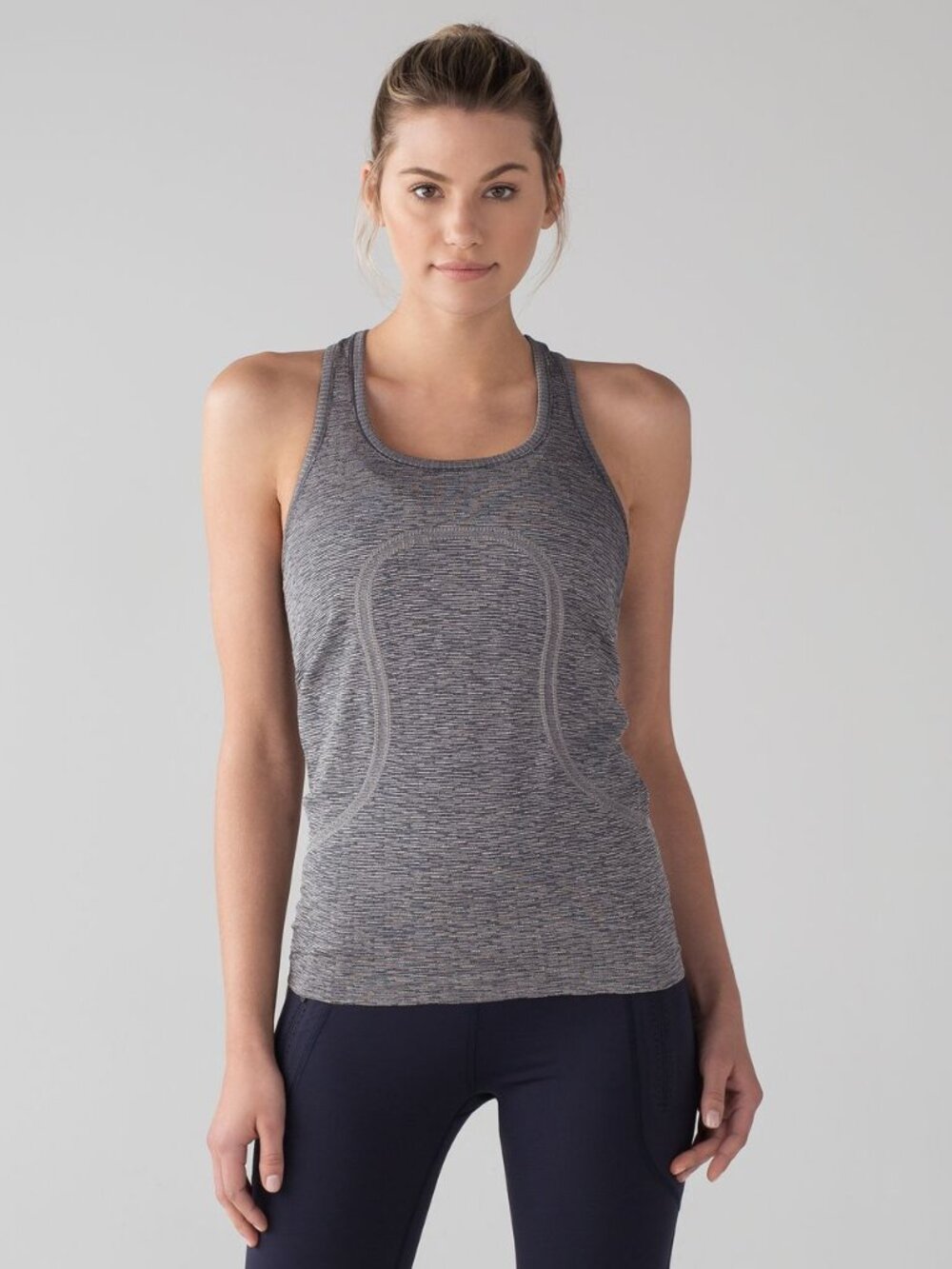 Lululemon Women's Swiftly Tech Racerback Tank Top - Black/White Stripe